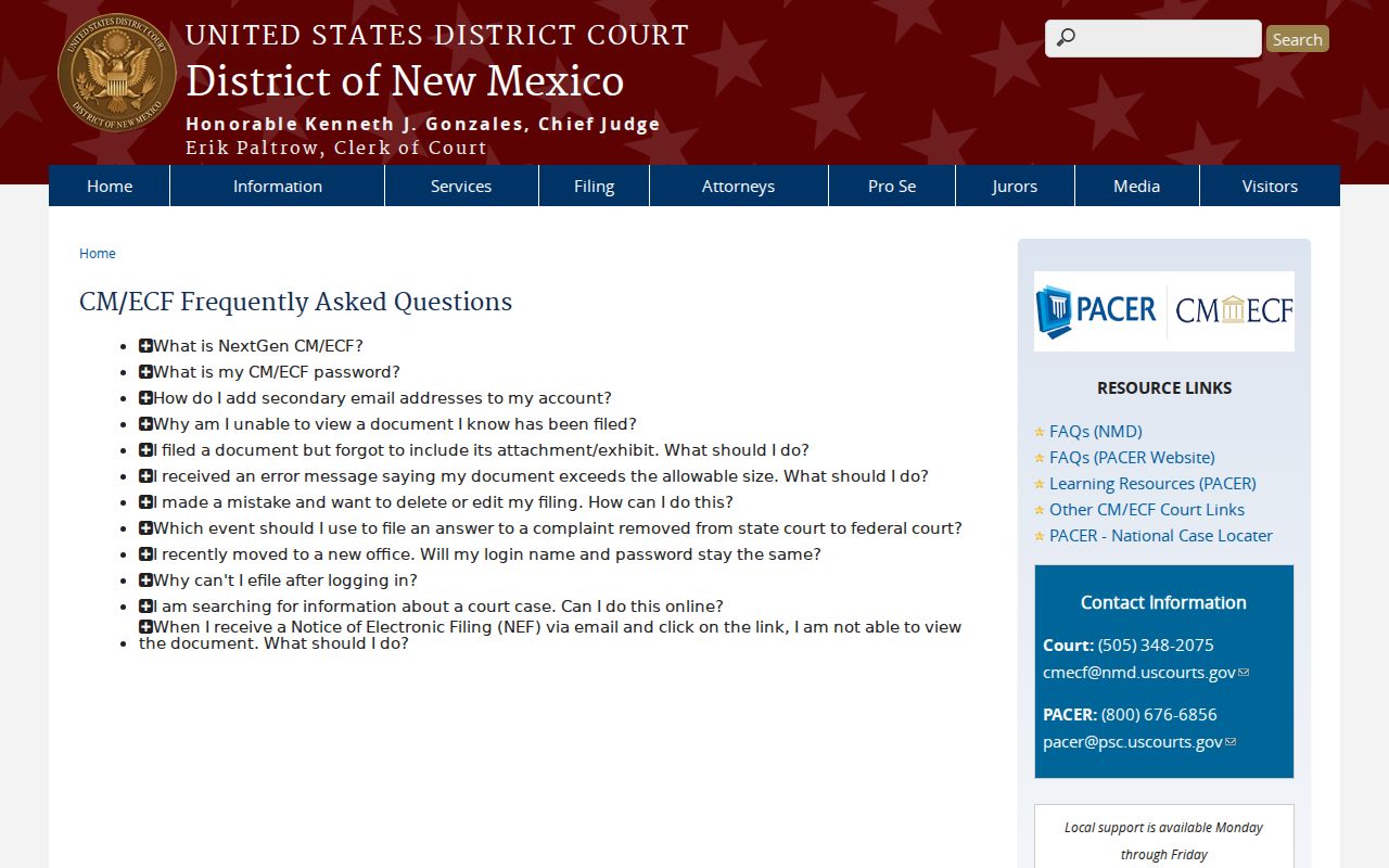Harding County criminal docket federal public terminal information