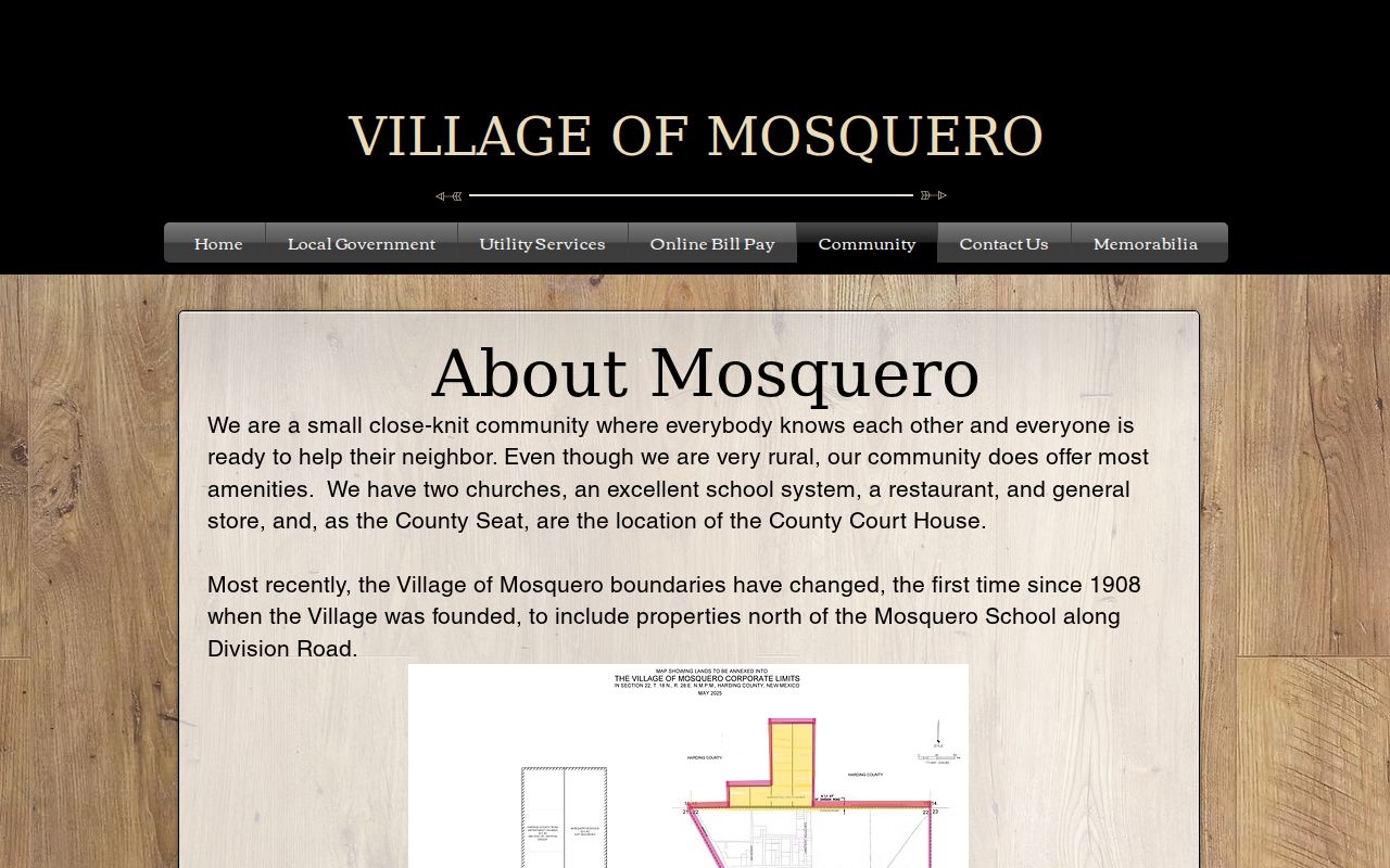 Harding County Mosquero court docket courthouse community context